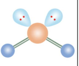 <p>Name the molecular shape and bond angle</p>