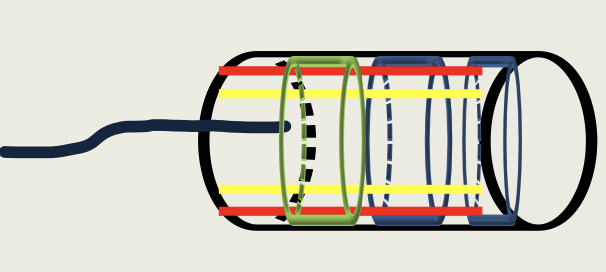 <p>the excitement of the PZT from the electrical voltage</p>
