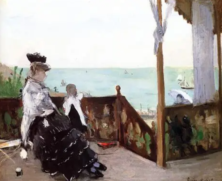 <p>Berthe Morisot, Villa at the Seaside, 1874</p>