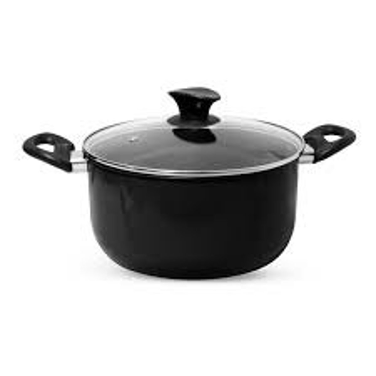 <p>A deep metal cooking pot, typically with a long handle and a lid, used for boiling things.</p><p>Example: Pour the soup into a small saucepan and heat it up.</p>