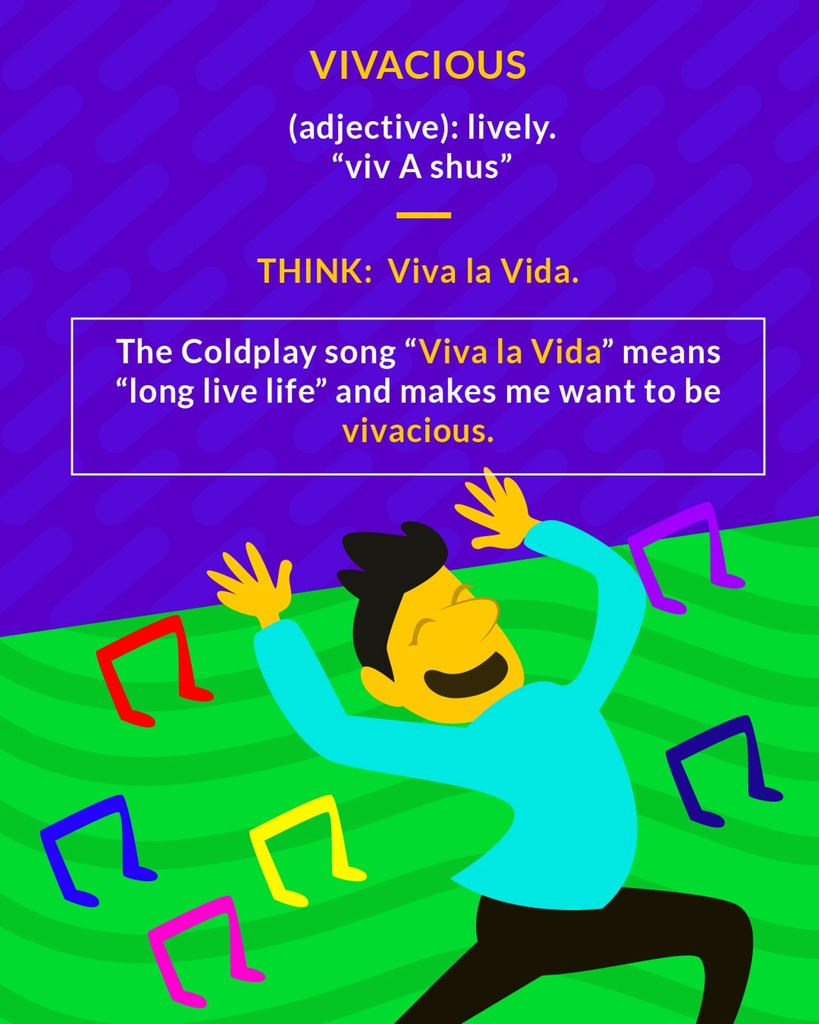 <p>lively, sprightly, full of energy</p>