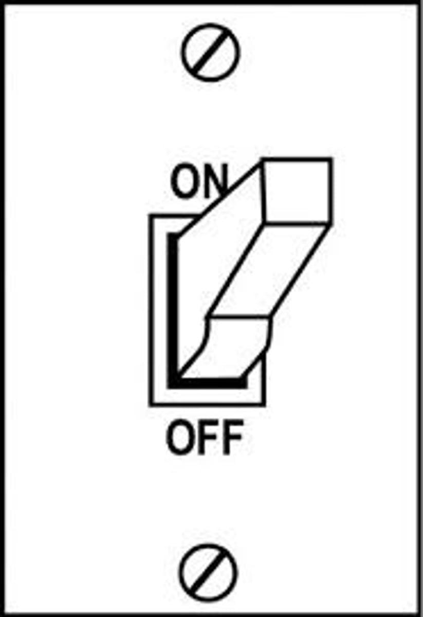 <p>turn on</p><p>don't turn on</p>