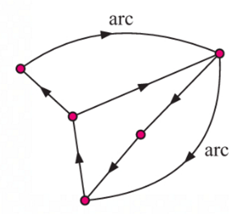 <p>A graph in which the edges have a specific direction, indicating one-way relationships between vertices that cannot be traversed in reverse. </p>