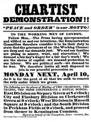 <p>the principles of a body of 19th century English reformers who advocated better social and economic conditions for working people</p>