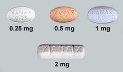 <p>Alprazolam</p><p>Benzodiazepine</p><p>Anxiety (panic and depression)</p>