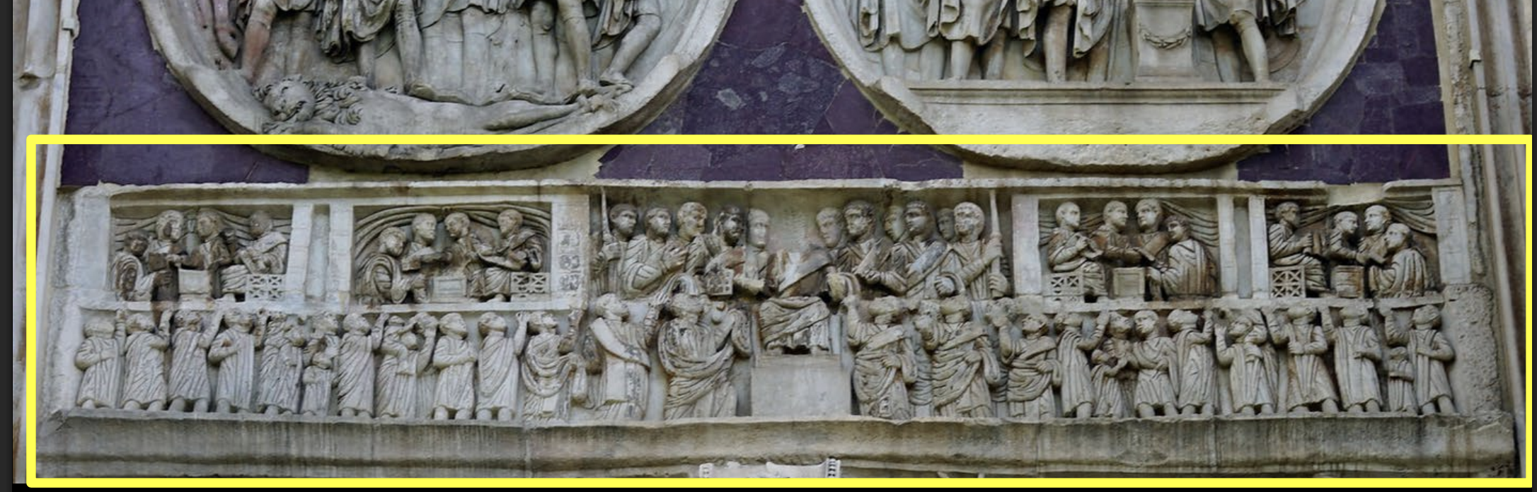 <p>What does this panel/frieze depict?</p>