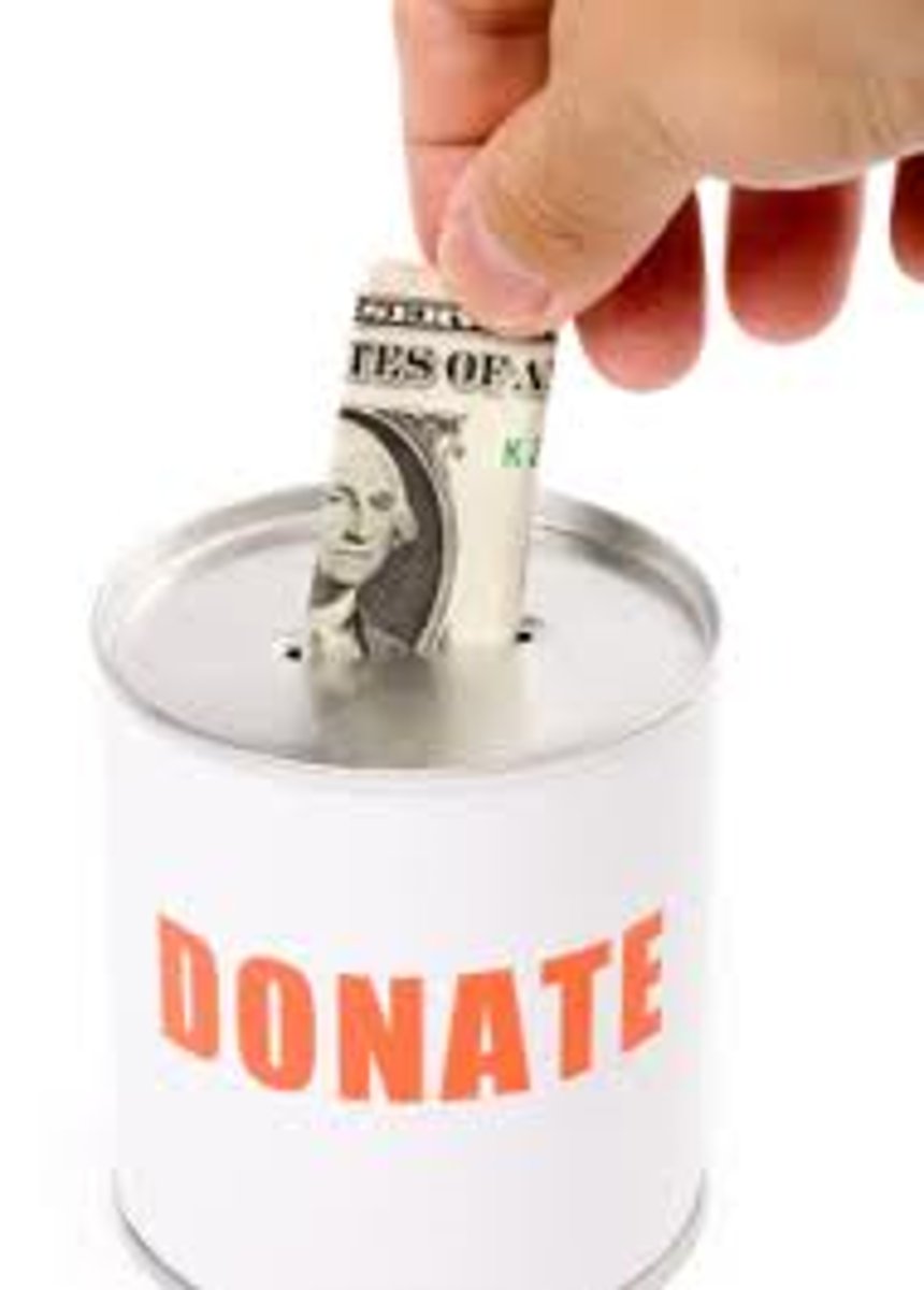<p>to give something in order to achieve something together with other people</p>