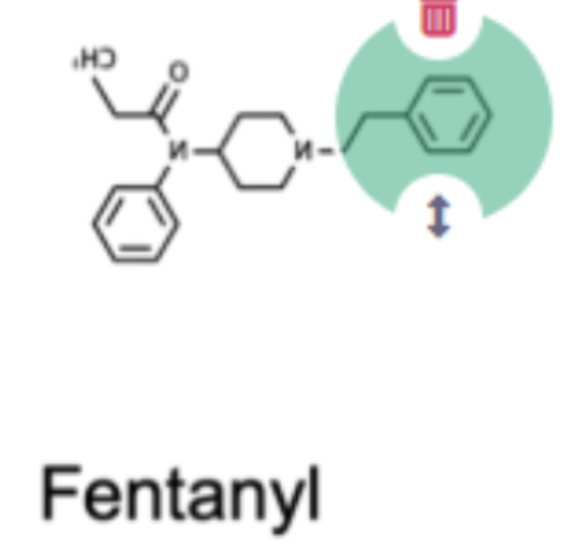 <p>Non-polar ring that may be able to get inside of the pore of the protein more and interact with it there</p>