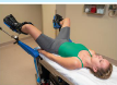 <p>recumbent (supine) w knees + hips flexed and thighs abducted + rotated externally, supported by ankle supports</p><p>position seen frequently in surgical suite for certain urinary studies</p>
