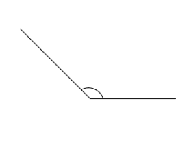 <p> an angle greater than 90°, but less than 180°</p>