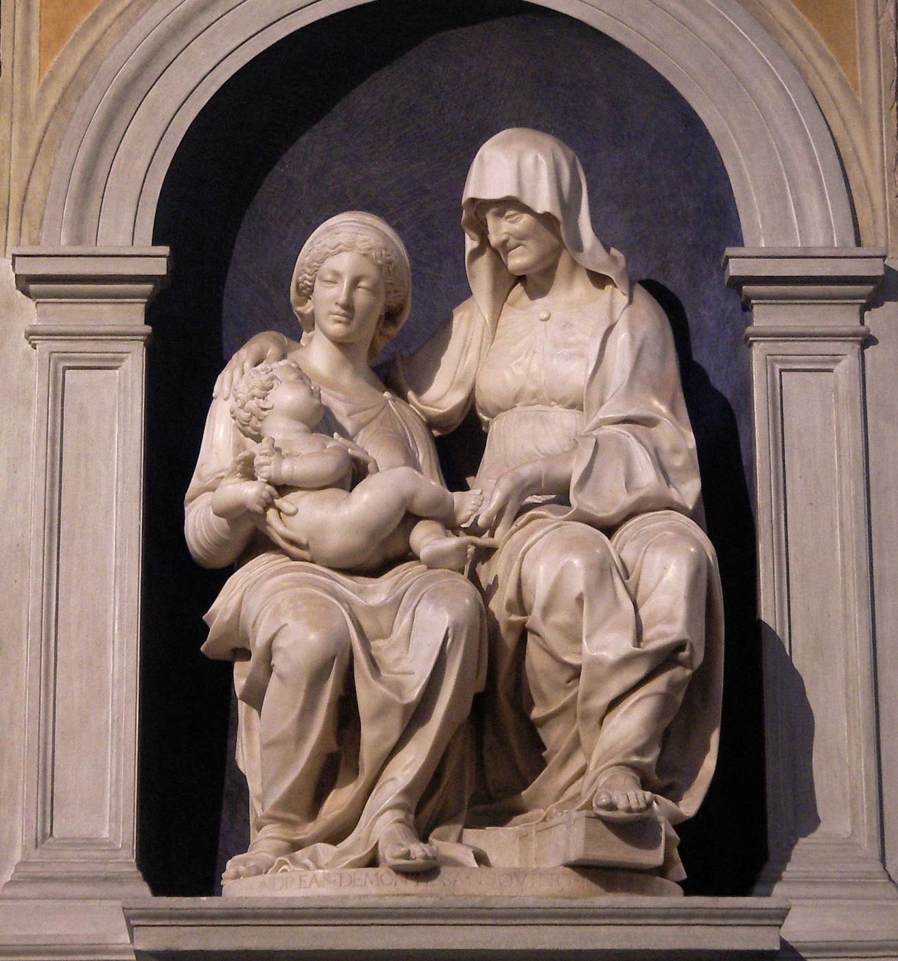 <p>Madonna and Child with St. Anne</p>