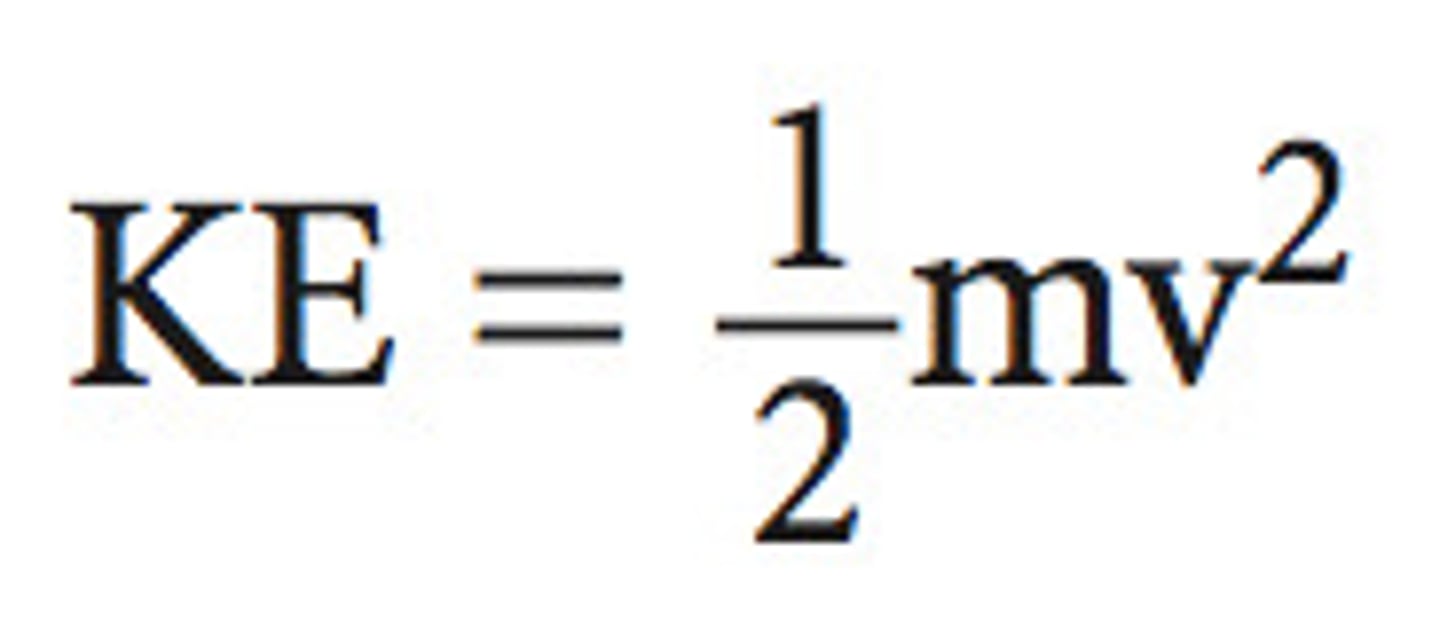 <p>SI Unit for KE (all energy) = Joules = kg∗m²/s²</p>