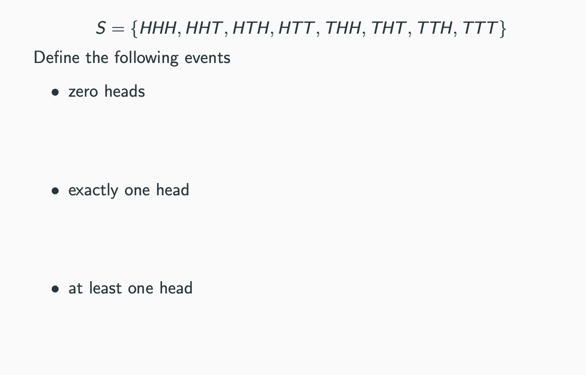 <p>Describe the following events</p>