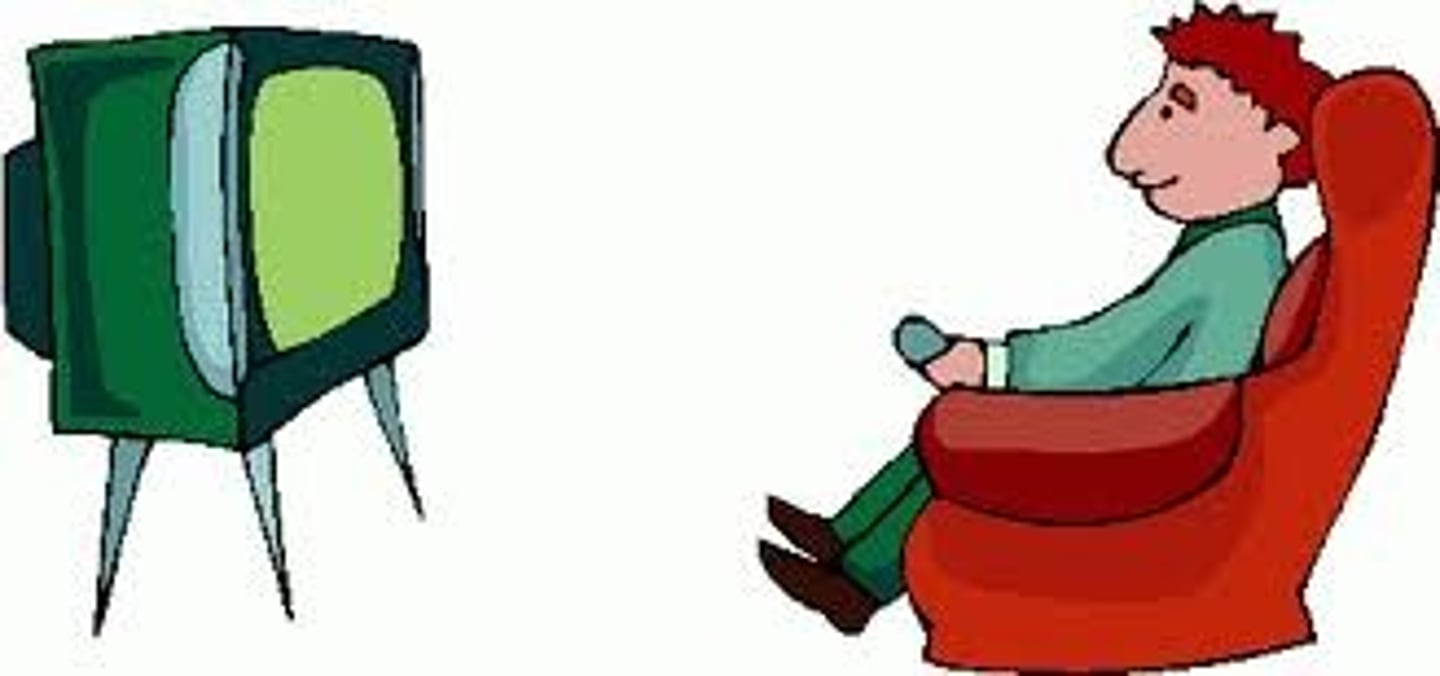 <p>Juan mira la televisión</p>