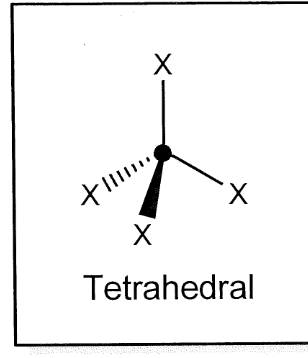 <p>tetrahedral</p>