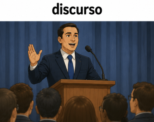 <p>el discurso</p>