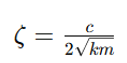 <p>The damping ratio is a measure of how quickly vibrations decay in a system compared to the amount of damping required for critical damping.</p>