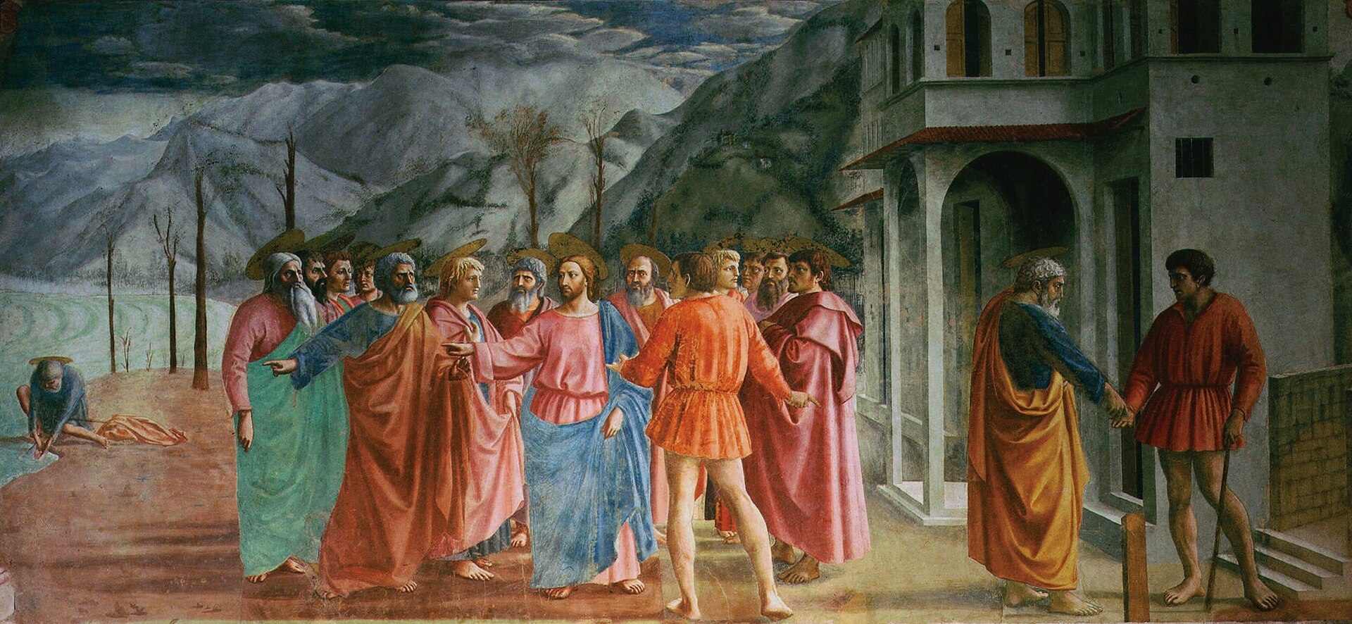 <ul><li><p>Located in the Brancacci Chapel </p></li></ul><p></p>