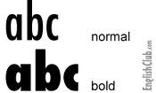 <p>The style of writing in the image and how it is displayed e.g., it may be bold and big to attract the viewers attention, or it may curve around an object represent grace and style</p>