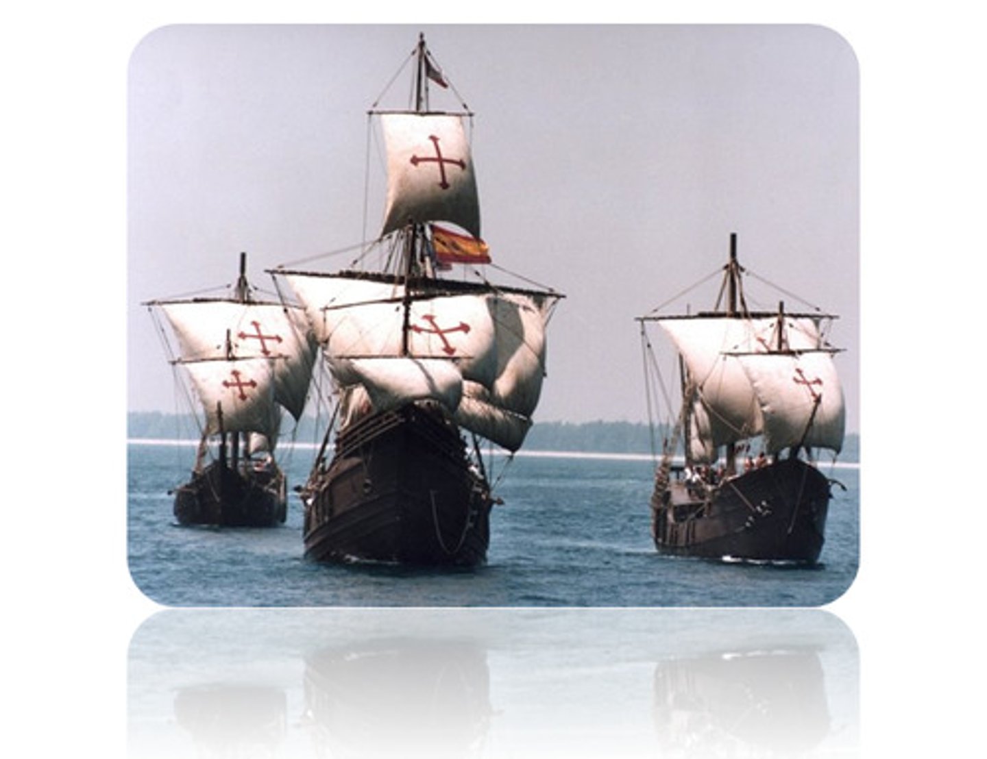 <p>A small, highly maneuverable three-masted ship used by the Portuguese and Spanish in the exploration of the Atlantic.</p>