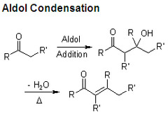 <p>1. NaOH</p><p>2. - H20 , Heat</p>