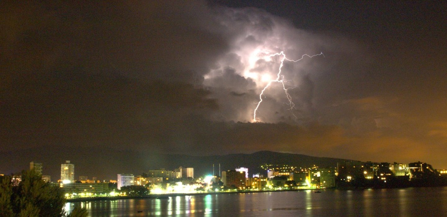 <p>It is stormy</p>