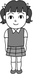 <p>おんなのこ girl</p>