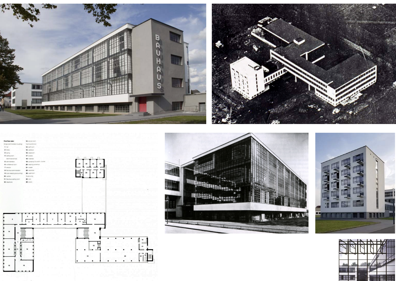 <p>11) Walter Gropius, The Bauhaus, Dessau, Germany, 1926</p>