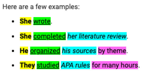 <ul><li><p>Contains a subject and a verb</p><ul><li><p>It may also have and object and modifiers</p></li></ul></li><li><p>Only contains one independent clause</p></li></ul><p></p>