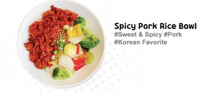 <p>Spicy Pork Rice Bowl</p>