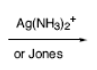 <p>What is the product of a reaction of an aldehyde and this reagent arrow? </p>