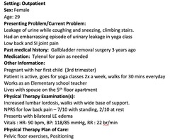 <p>Swelling in both lower extremities during pregnancy.</p>