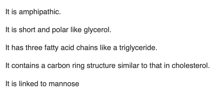 <p><span>Predict which of the following lipid characteristics would be most important to form the best liposomes for delivering a drug into a cell.</span></p>