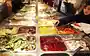 <p>serve large quantities of food(v)</p>