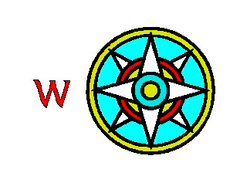 <p>xī biān </p><p>west side</p>