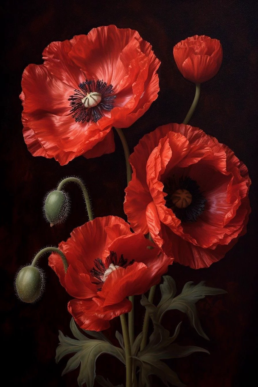 <p>“The dove pulled freely against the sky, an ornamental stick” - Poppies</p>