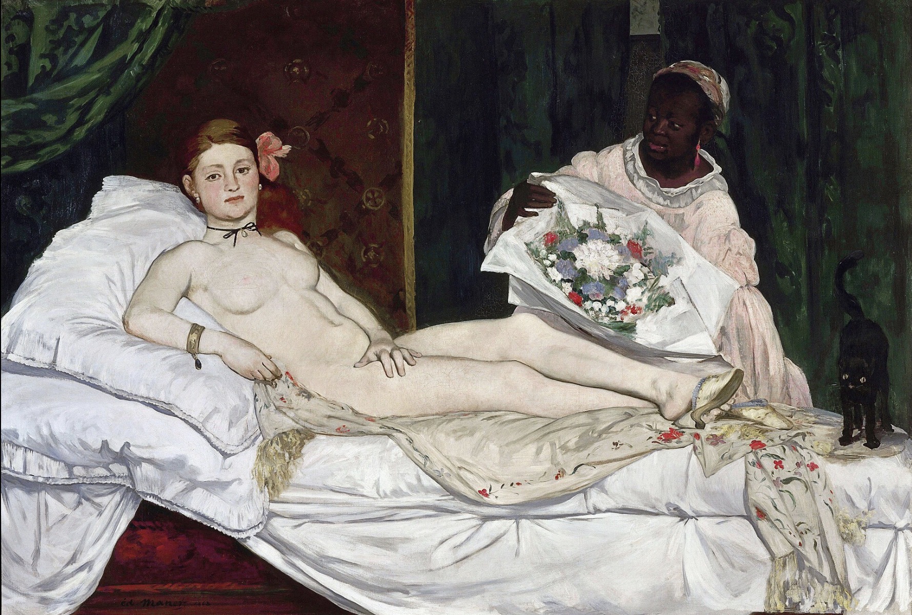 <p>Olympia, Edouard Manet</p>