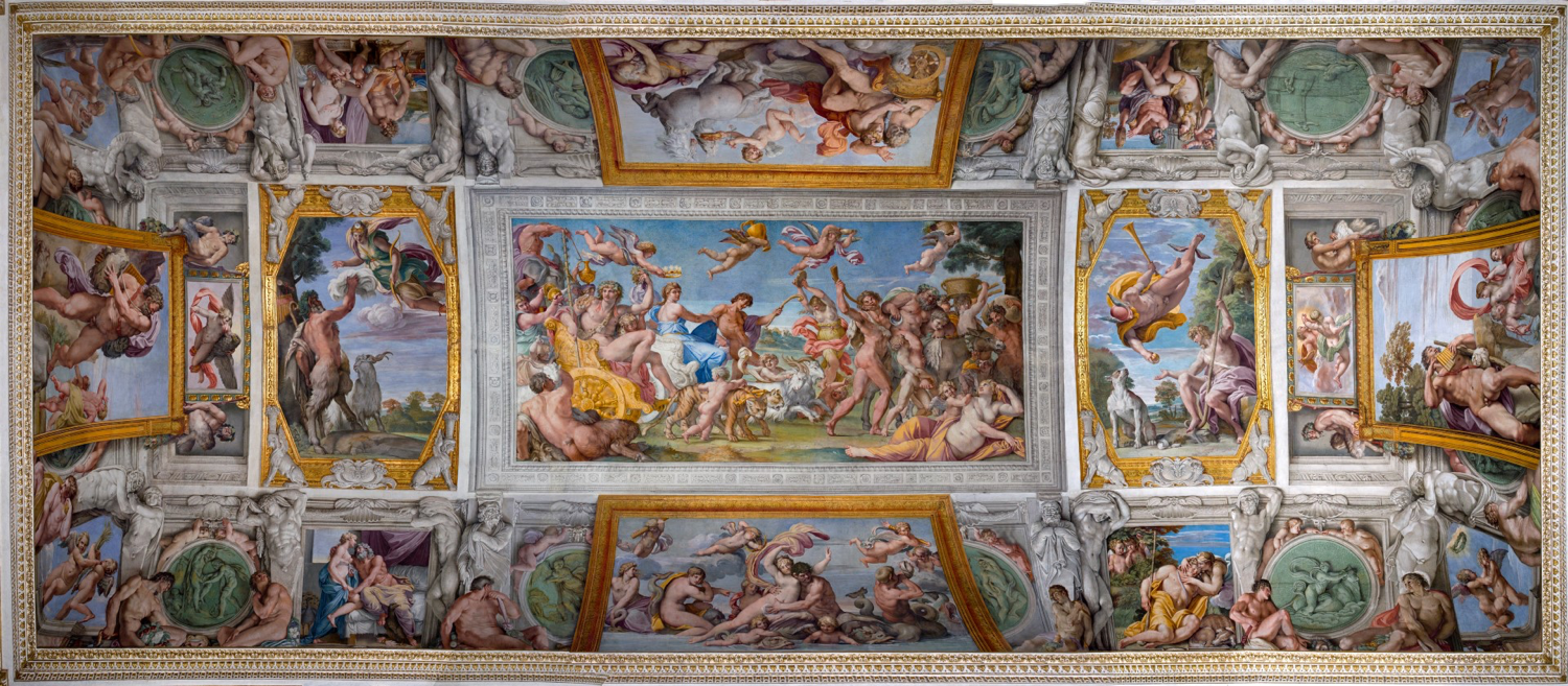 <p>Capella Farnese, Carracci freskók megrendelése </p>