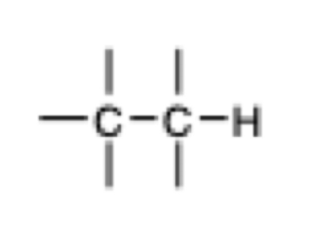 <p>What range are H attached to a Alkane (C-C) at in H NMR?</p>