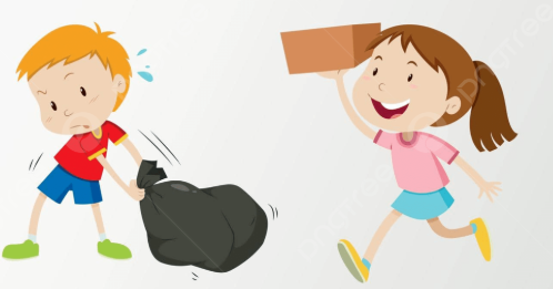 <p>The girl has a _____box</p>