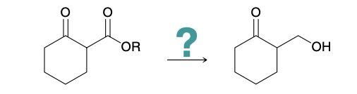 <p>Protecting group example problem</p>