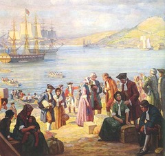 <p>American colonists who supported British rule</p>