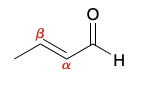 <p>unsaturated alpha beta aldehyde and ketone nucleophilic positions</p>