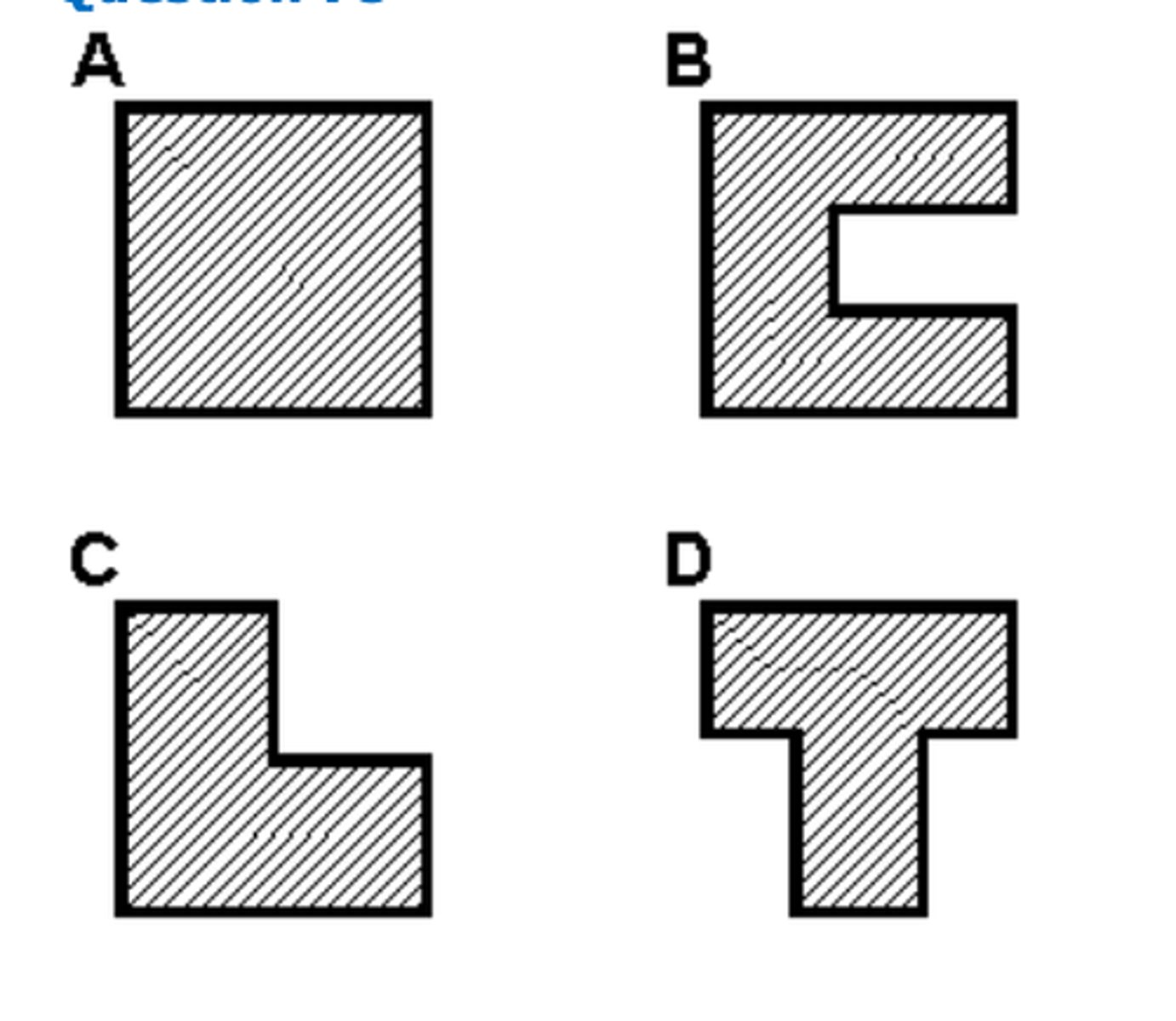 <p>Which one of the building shapes is most likely to resist damage from an earthquake?</p>