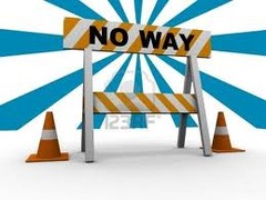 <p>by no means; no way</p>