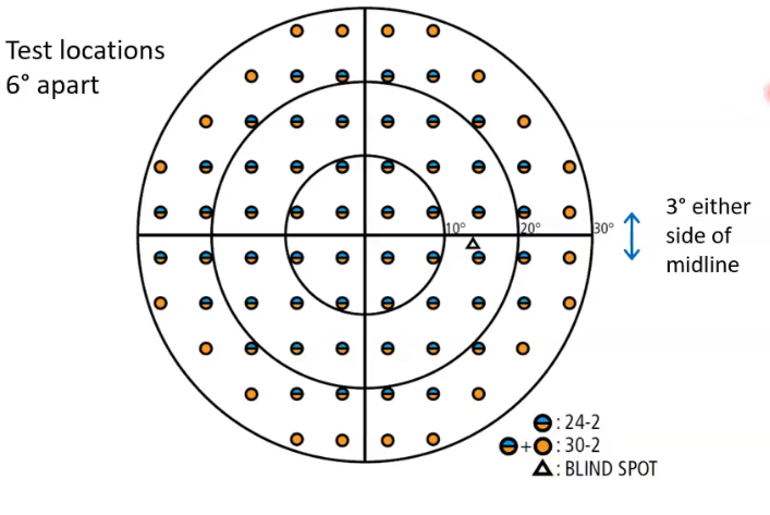 <p>test locations- grid pattern </p>
