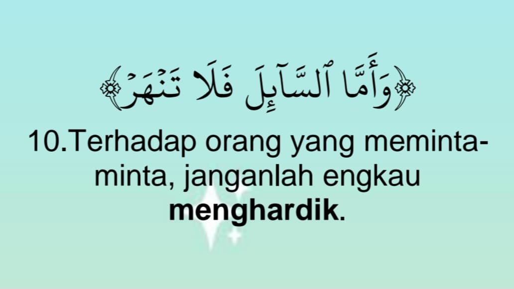 <p>10.Menghadik</p>