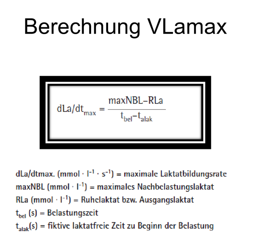 <p>Da man nicht genau weis, wie lange die alaktazide Zeit ist.</p>
