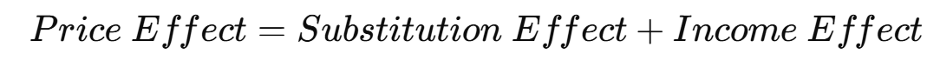 <p>The total change in quantity demanded resulting from a change in price.</p>