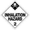 <p>Inhalation Hazard (Alternative Placard)</p>